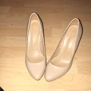 Lauren Conrad 6 inch heels in blush
